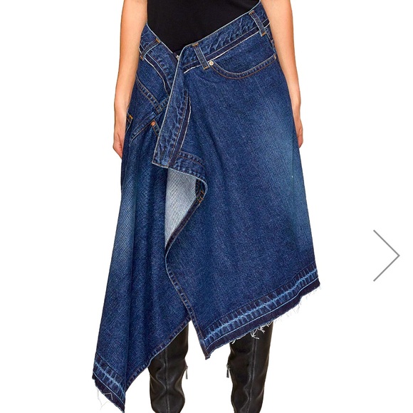 Sacai Dresses & Skirts - SACAI
ASYMMETRICAL DENIM SKIRT 2JP M